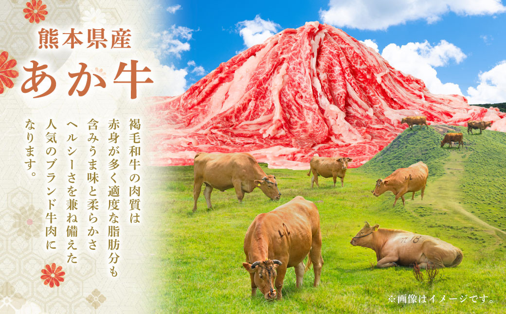 【 8回 定期便 】くまもと あか牛 切り落とし 1.2kg