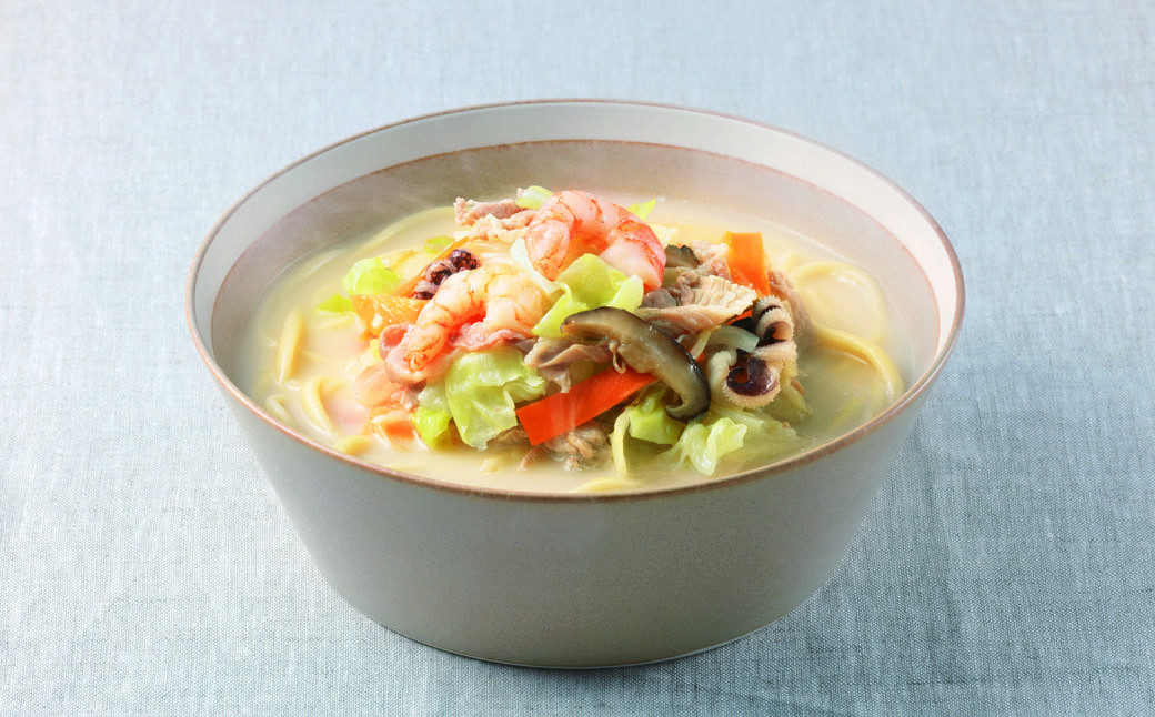 【全6回定期便】具材付き!長崎ちゃんぽん 4人前 350g×4袋 ちゃんぽん チャンポン 麺 具材付き 簡単調理 冷凍 長崎