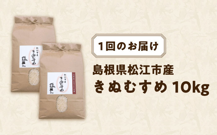 きぬむすめ 米 お米 白米 精米 定期便 ごはん 産地直送 島根 松江 おすすめ
