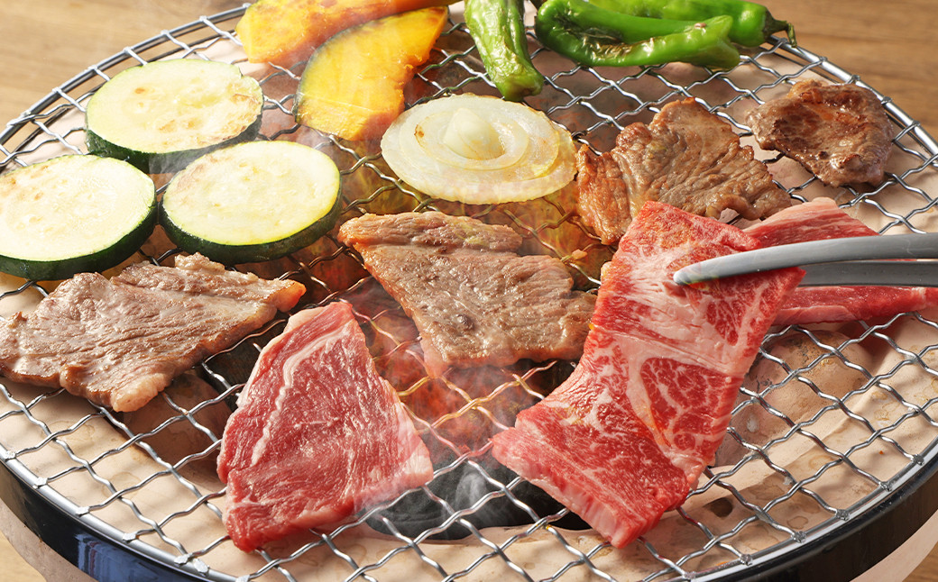 【訳あり】 赤牛焼肉用カット（バラ・ロース）500g