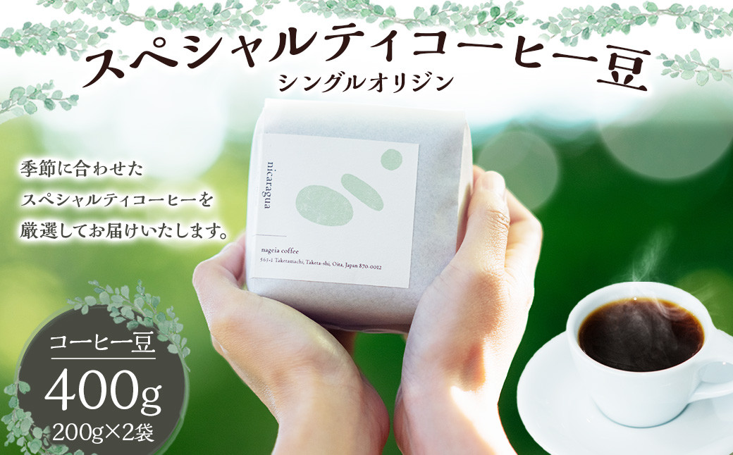スペシャルティ コーヒー豆 シングル オリジン 200g ×2