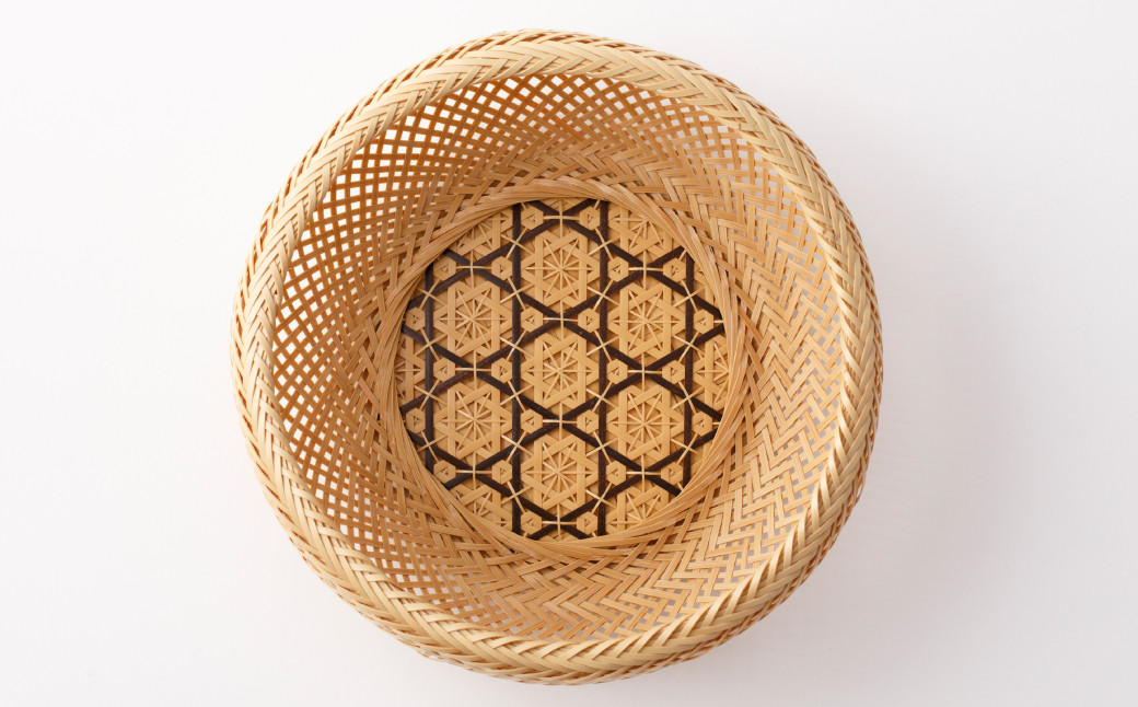 西川登竹細工/栗山商店/鉄鉢花六ツ目大