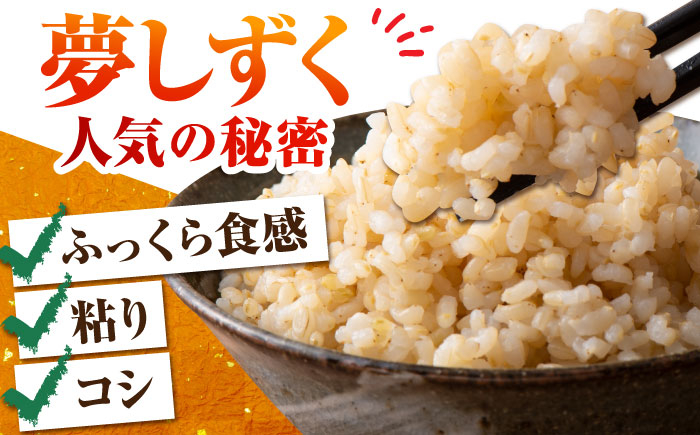 【安心・安全な佐賀の米】＜全3回定期便＞特別栽培米「夢しずく」玄米5kg【だいちの家】 [HAG032]