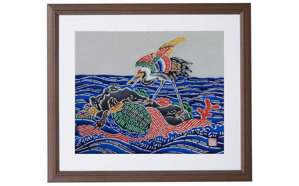 図柄①立ち鶴・亀