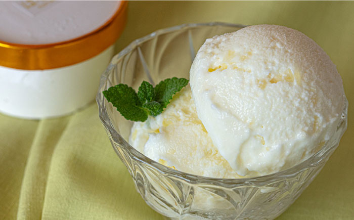 糸島名産の「はるかみかん」をおいしいアイスクリームにしました!