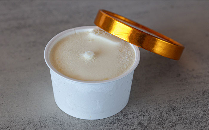 糸島名産の「はるかみかん」をおいしいアイスクリームにしました!