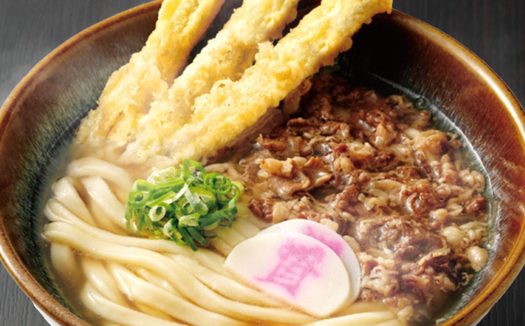 【定期便3カ月】 資さん肉ごぼ天うどん（15人前）×3回