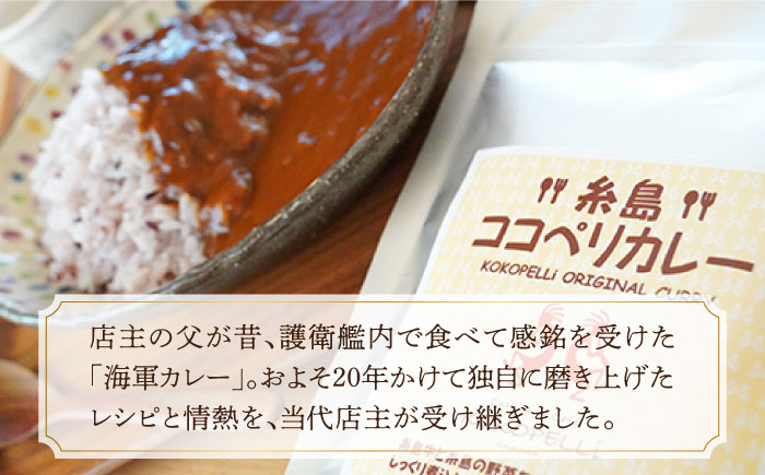糸島牛と糸島野菜を大分の湧水で煮込み続けて作る自家製カレー