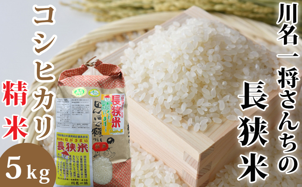 由緒あるブランド米「長狭米」コシヒカリ。