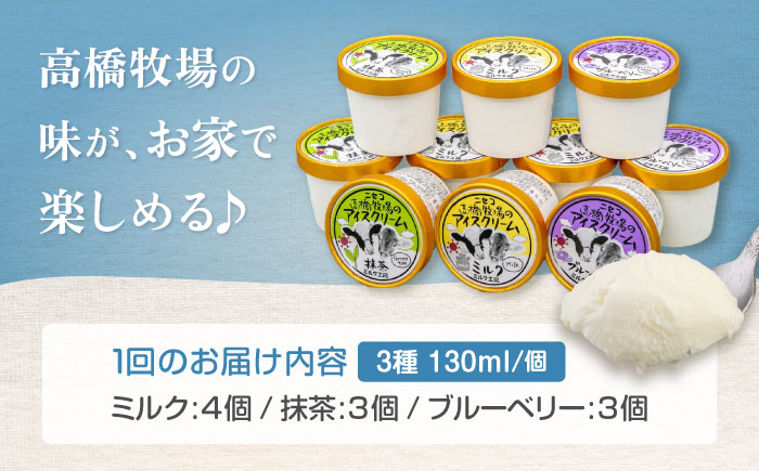 カップアイスセット(130ml×10個) アイス アイスクリーム ジェラート ミルク 抹茶 ブルーベリー セット