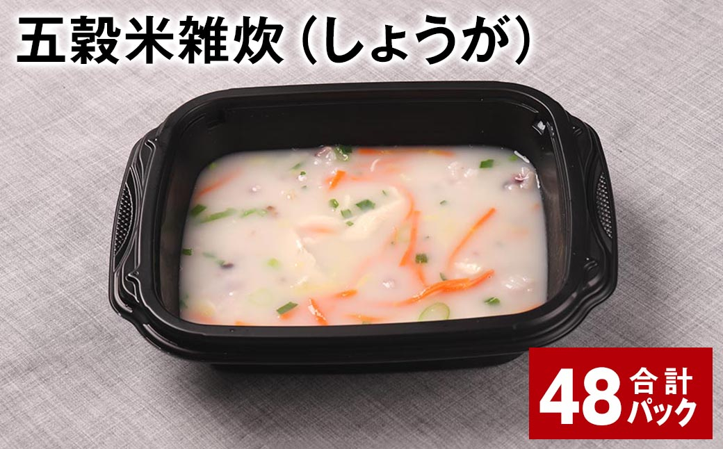五穀米雑炊（しょうが） 計48パック 五穀米 うるち米 お米 雑炊