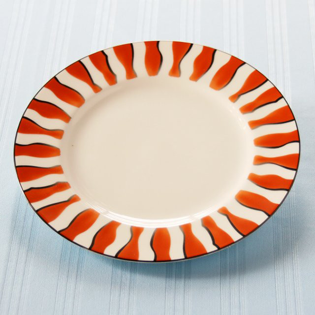 江戸時代から続く有田焼の老舗 香蘭社のケーキ皿です。