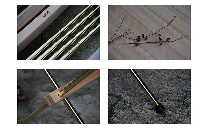 PLAY. Roll table - M／真鍮脚タイプ