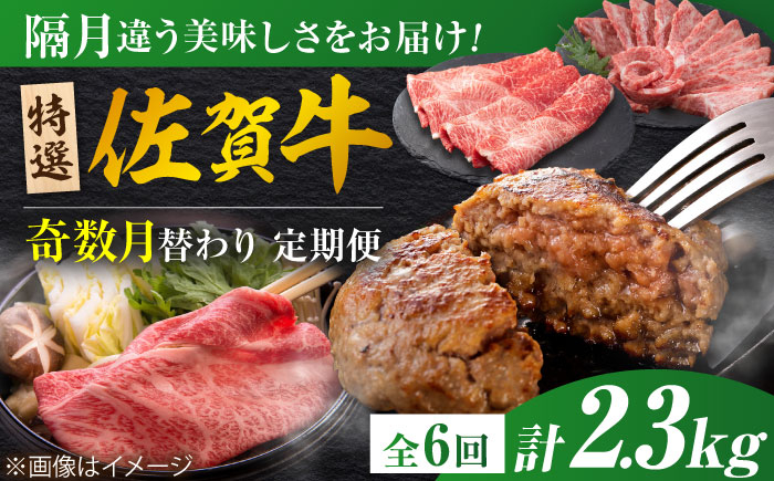 <10万コース>特選佐賀牛 月替わりバラエティパック 計2.3kg