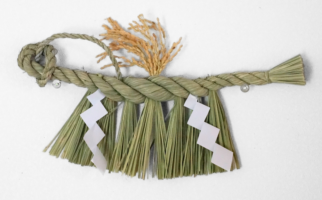 古代米の「わら」からすべてが手作りです