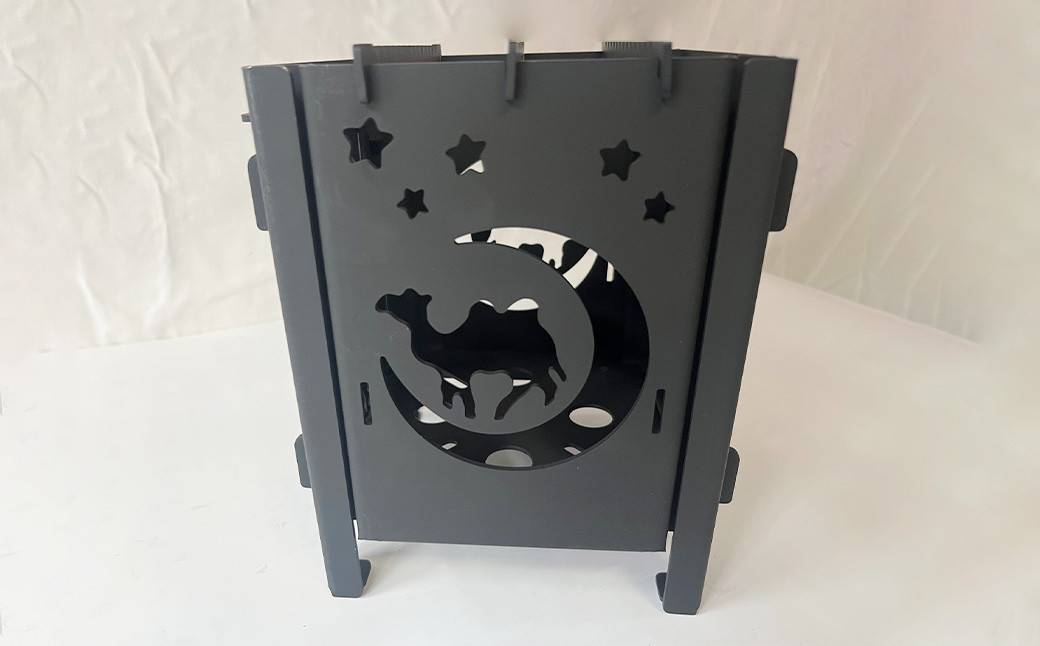 【KM-150】鉄 組み立て式 万能焚き火台 耐熱塗装 ミニ | 焚き火 焚火台 ステンレス アウトドア キャンプ コンパクト