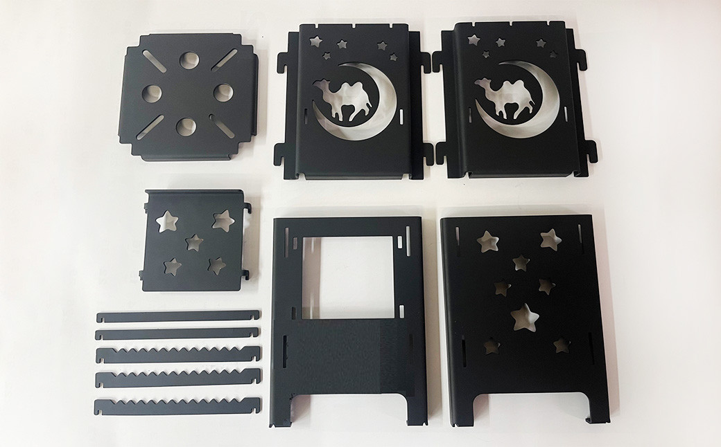 【KM-150】鉄 組み立て式 万能焚き火台 耐熱塗装 ミニ | 焚き火 焚火台 ステンレス アウトドア キャンプ コンパクト