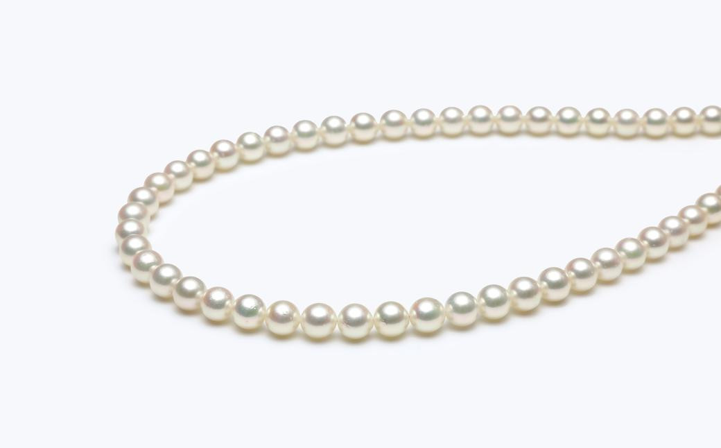 あこや真珠 (7.5-8mm) ネックレス ホワイト系 ／ アクセサリー ジュエリー パール 長崎
