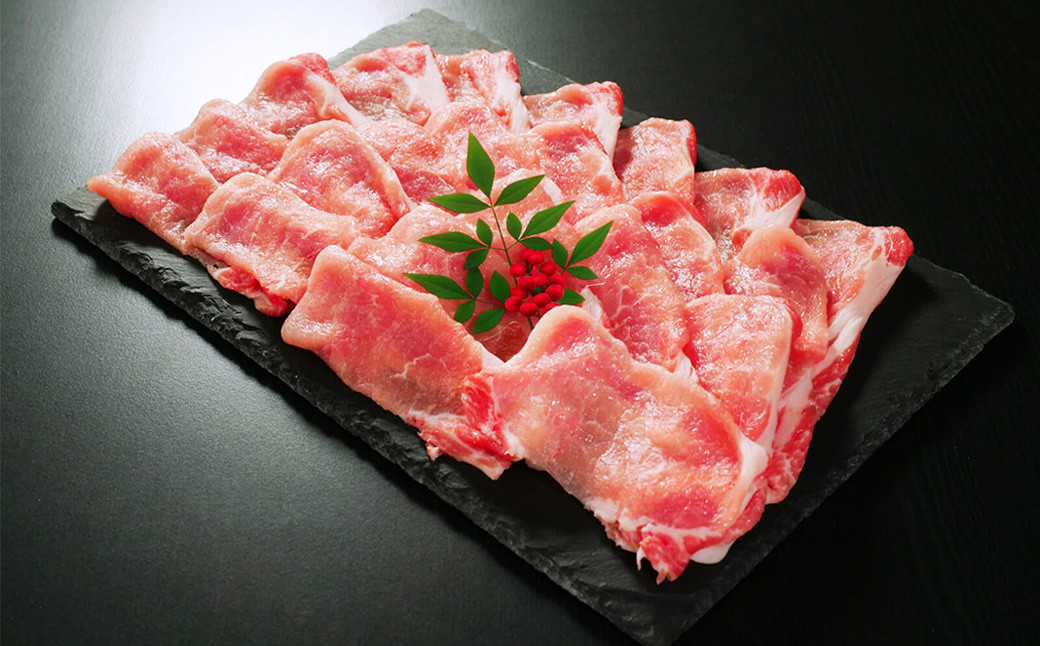 大分県産 【米の恵み】 豚ローススライス 約600g(約300g×2パック)