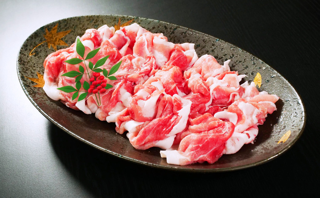 大分県産 【米の恵み】 豚 切り落とし 800g(400g×2パック)