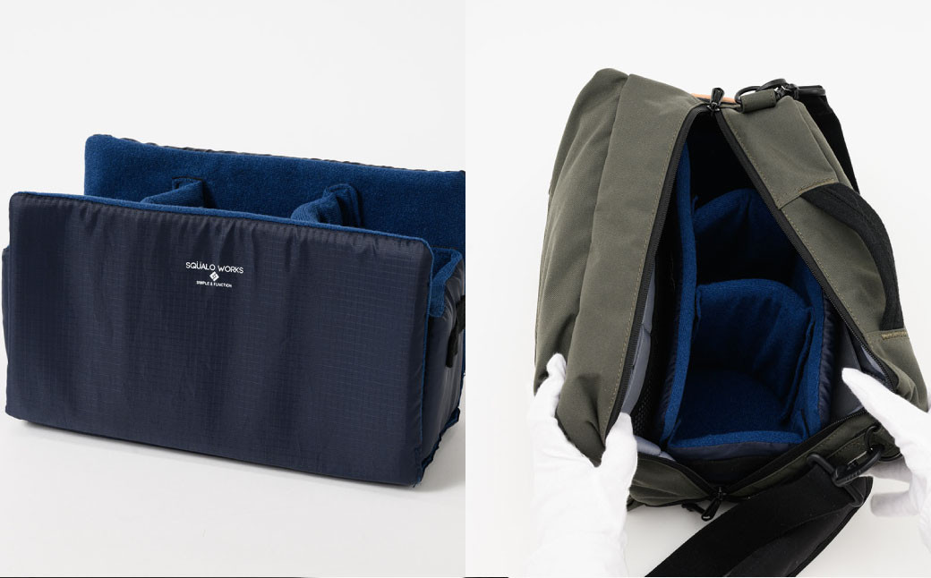 カメラ ショルダーバッグ グレー SW-CR001-GRG