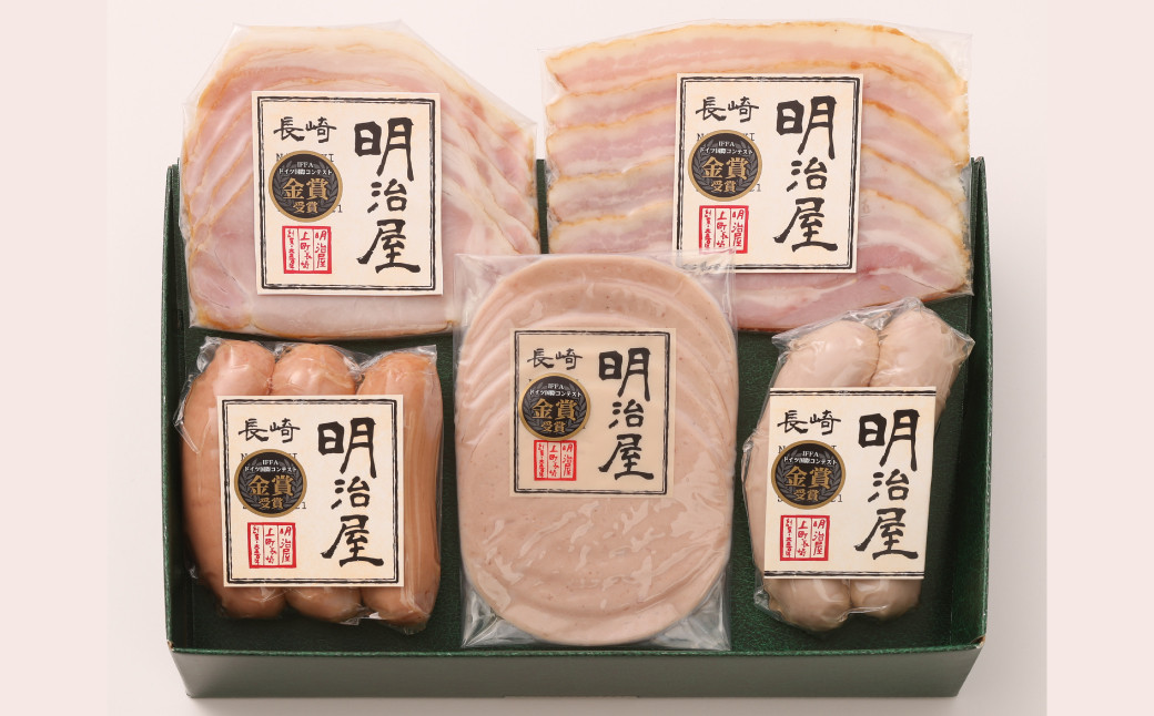 【全6回定期便】ドイツメダル受賞セット / 合計30個 (2,436g) ソーセージ ロースハム ベーコン 詰め合わせ