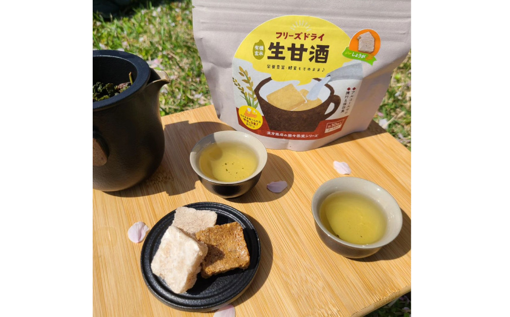 【全12回定期便】フリーズドライ 生甘酒 1箱 全6種 (各20g 1袋) 詰め合わせ セット