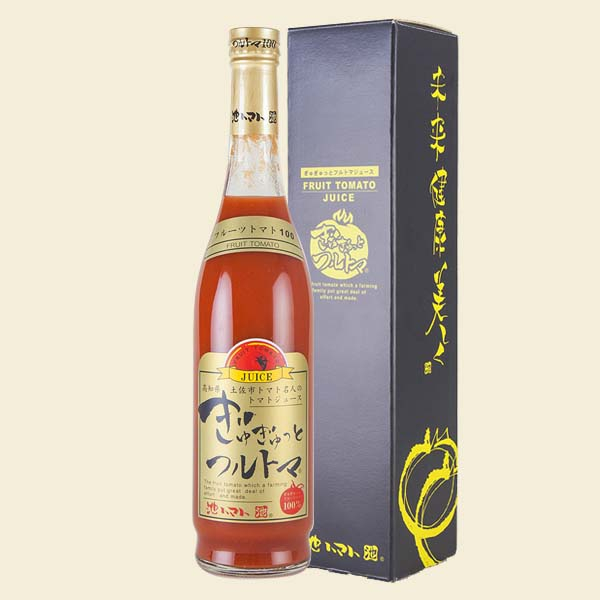 ぎゅぎゅっとフルトマ 金ラベル (糖度11度) 500ml 池一菜果園 池トマト トマトジュース  [ATAC277]