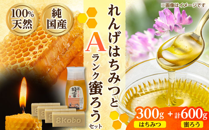 はちみつ 蜜蝋 セット 蓮華蜂蜜 国産 蜂蜜 ハチミツ 産地直送 国産蜂蜜 贈答 ギフト おすすめ 人気 岐阜県 恵那市