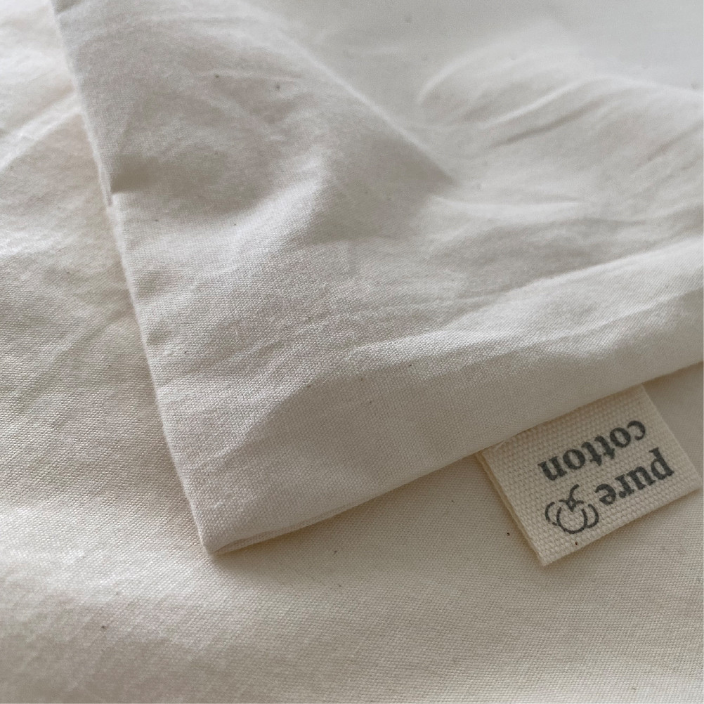 【シングルサイズ】コットン100％ボックスシーツ シングルサイズ【キナリ】｜ ボックスシーツ ベッドシーツ シングル 寝具