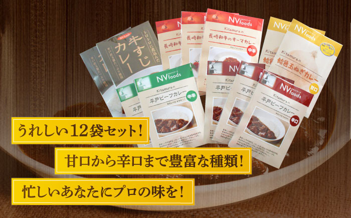【カレー好きのためのアソートセット】カレー工房NVfoodsのカレー5種（12袋）詰め合わせセット 