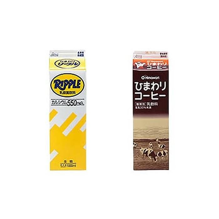 ひまわりコーヒー リープル 各1000ml×3本 計6本セット コーヒー牛乳ソウルドリンク  [ATAC318]
