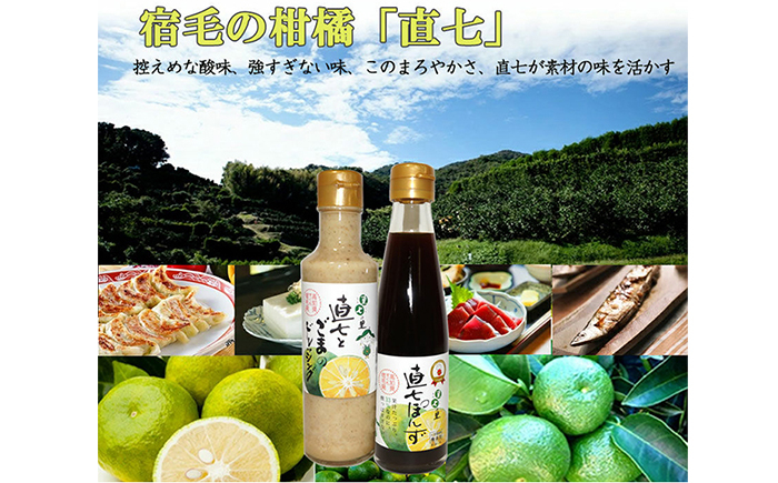 直七  ポン酢＆ドレッシングセット　2種類詰合 [ATAC408]