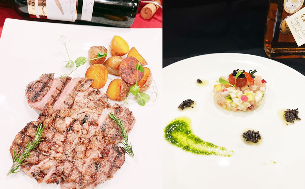 【Bar Boga】イベリコ豚と手打ちパスタのディナーコース ペアチケット