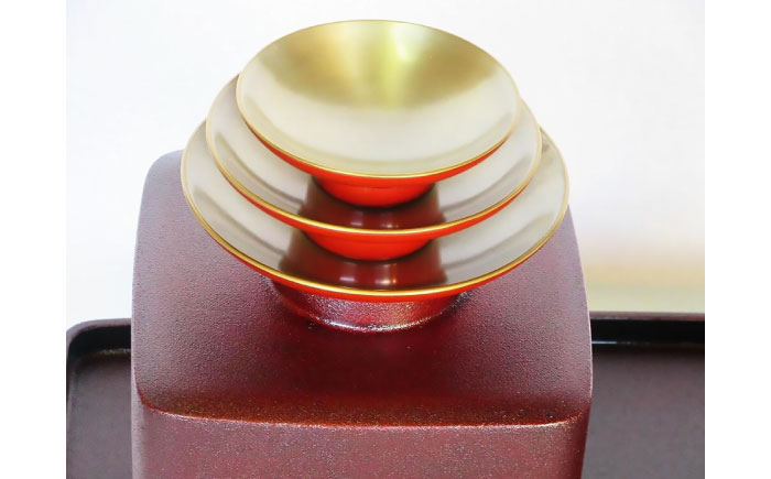 「年の初めはお屠蘇でお祝い」土佐古代塗屠蘇器 【美禄堂】 [ATBF038]