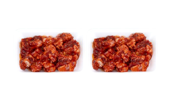 中落カルビ 味付け焼肉用 約400g×2 牛肉 焼き肉 BBQ 焼くだけ 簡単 【(有)山重食肉】 [ATAP021]