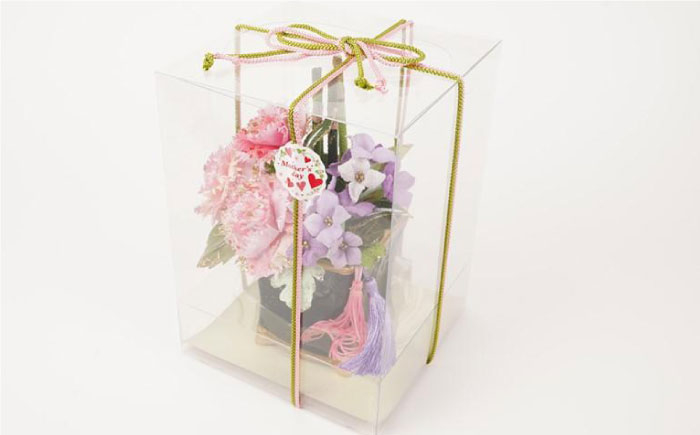 和装のカーネーション花飾りセット（ピンク）　母の日 らんまん 花 雑貨 造花 インテリア お祝い ギフト 贈答 人気 送料無料 