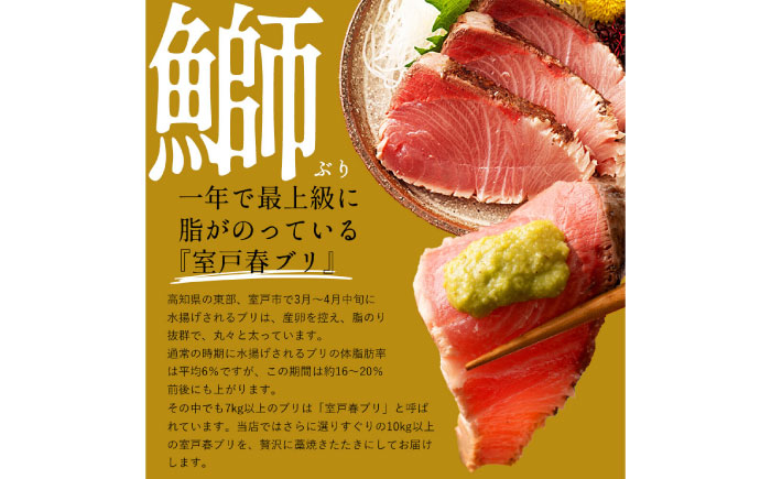 高知県産 鰹と天然ブリ 藁焼きたたき 食べ比べセット 約1.2kg (各約600g) [ATBE013]