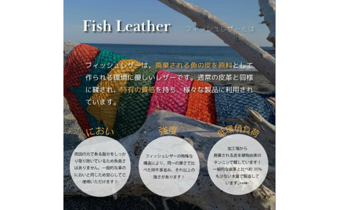 【Chestnut】Ocean Leather 名刺入れ【マダイ】M【興洋フリーズ株式会社】 [ATBX083-04]