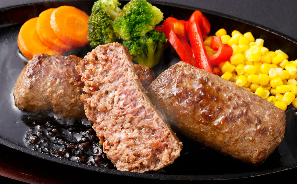 満点！ ハンバーグ （タレ付） セット ｜ 惣菜 牛肉 オニオン オニオンソース ソース タレ たれ 牛肉100％ 冷凍 簡単