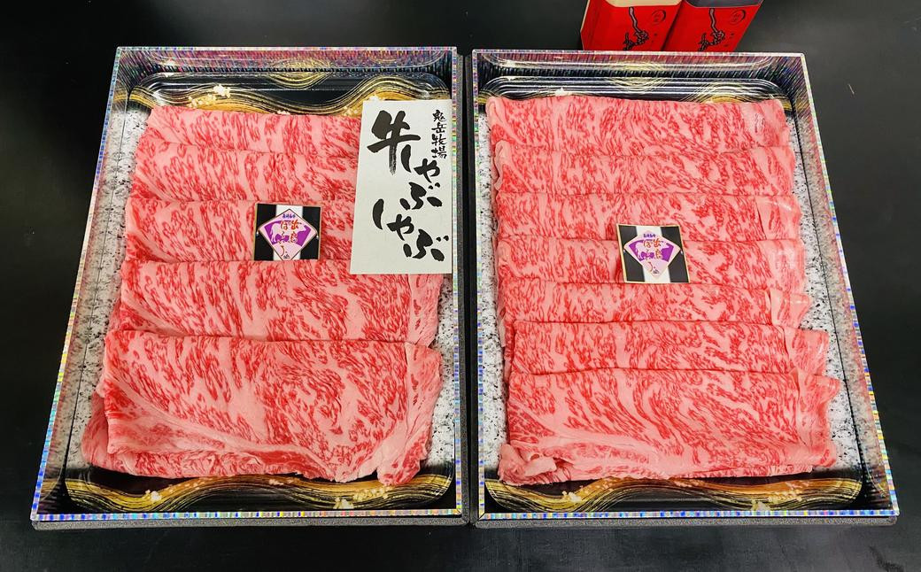 【全2回定期便】長崎和牛 出島ばらいろ レギュラータイプ K
