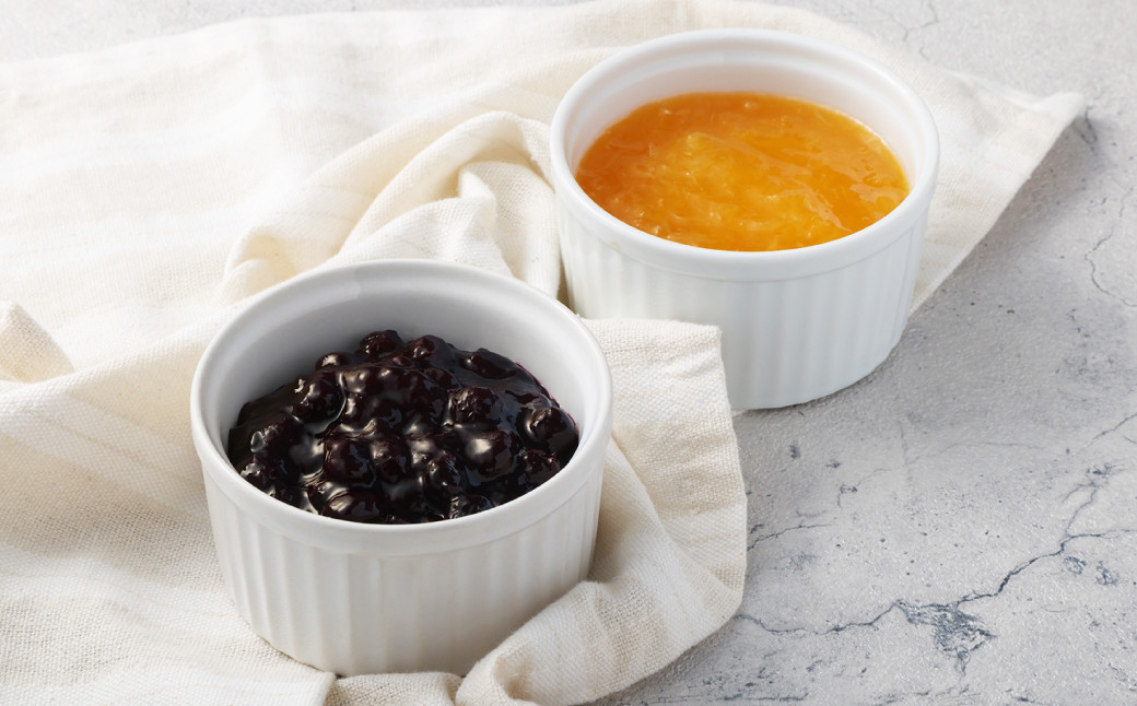 阿蘇 木之内農園の 晩・デコジャム と ブルーベリージャム セット 各1kg 合計2kg