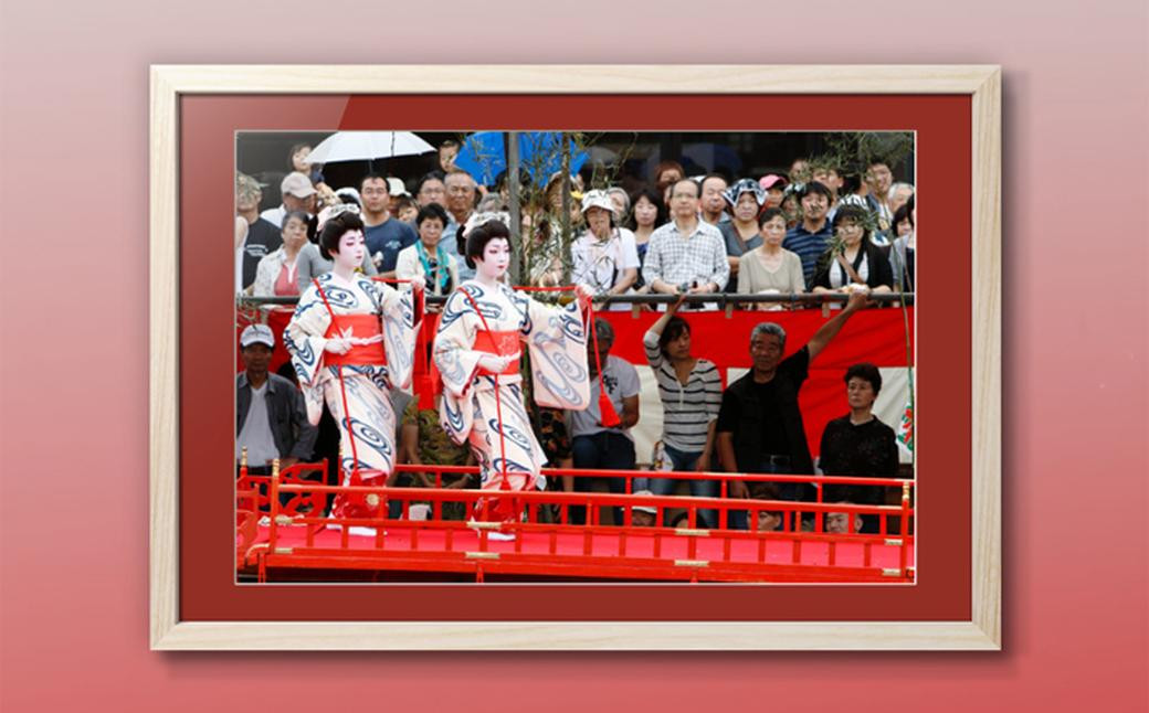 【額装写真】【長崎くんち 龍船本踊り】画寸A3サイズ [M07-6035]