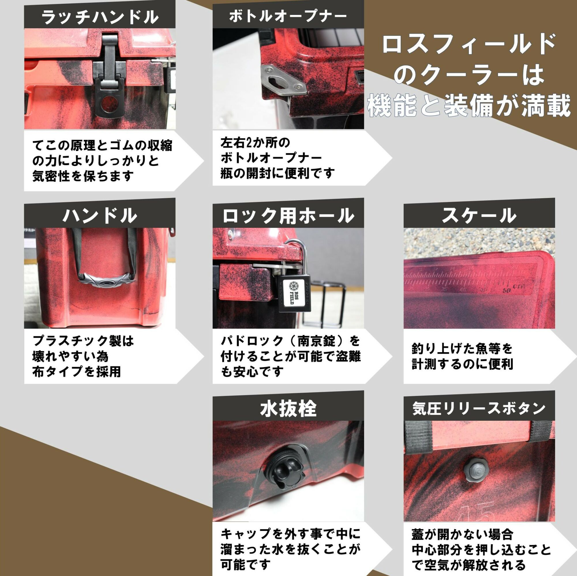 クーラーボックス アメリカンアイス ハード キャンプ アウトドア 保冷 釣り 贈答 ギフト おすすめ 人気 岐阜県 恵那市