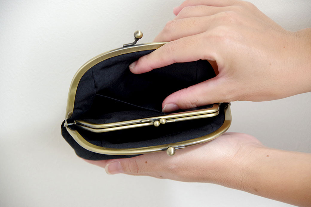 親子がま口財布