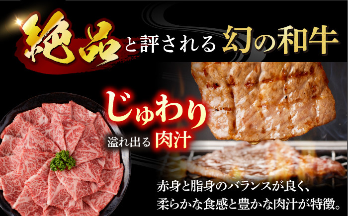 【全3回定期便】五島牛 ローススライス 約500g / 牛肉 和牛 長崎和牛