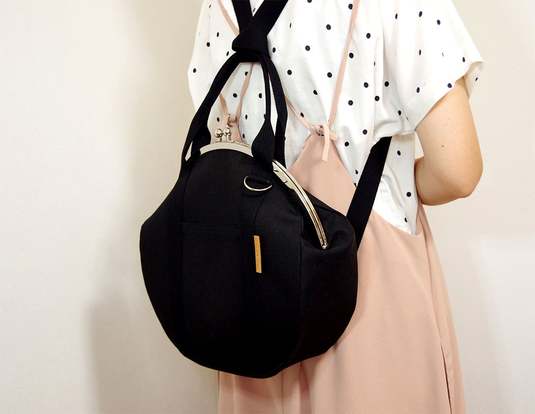 トートスタイル がま口 バッグ 3way （ノーマル）