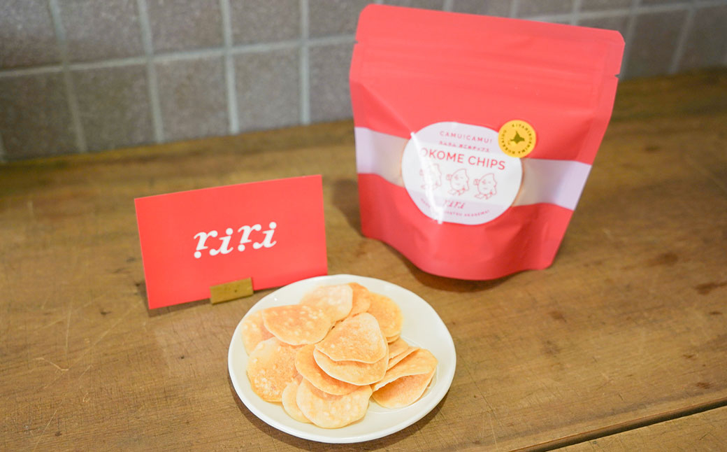 カムカムおこめチップス(しお) チャック付袋タイプ 計6個 お菓子 菓子 スナック菓子