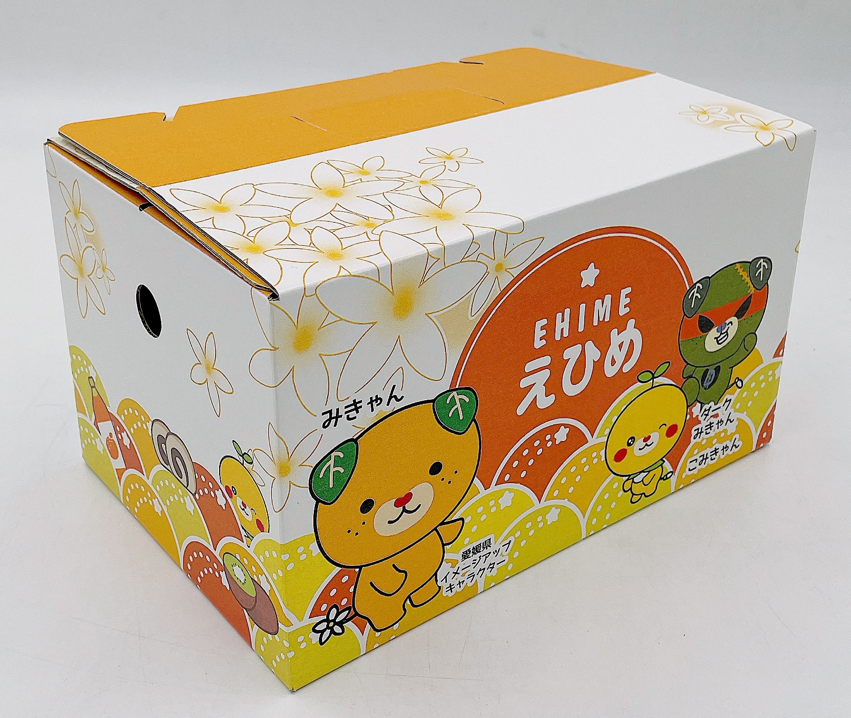 かわいい「みきゃん箱」に入れて発送します♪