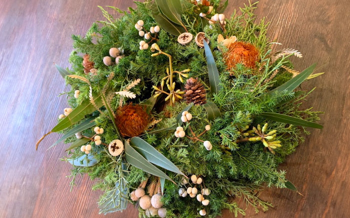 リース 花 飾り 植物 ドライフラワー